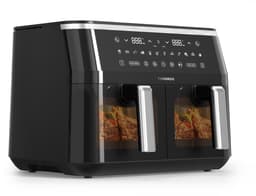 Tornado TAFT-1000-GS - Airfryer - Dubbele mand - 9l - 3100W - Heteluchtfriteuse - Zwart — thumbnail 3