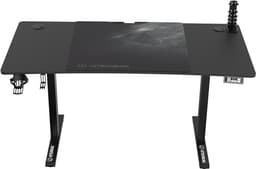Ultradesk LEVEL V2 – Bureau voor Gaming, Home Office & Kantoor – Zwart – Elektrisch verstelbaar – Incl. XL Muismat & Accessoires — thumbnail 5