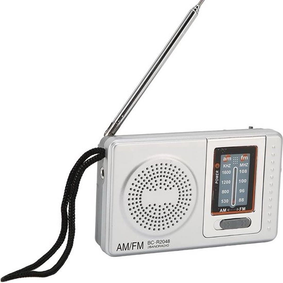 Knaak Mini Noodradio - FM/AM - Pocket Radio - Op Batterijen - Draagbare Rampenradio — afbeelding 1