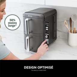 Ninja Double Stack Airfryer XXL - 9.5 Liter - Dubbele Gestapelde Lades - 6 Programma's - Inclusief Kookrekjes - SL400EU — thumbnail 16