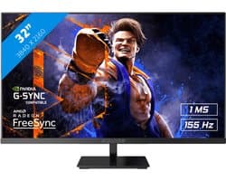 RAIDER 155Hz 4K ULTRA GAMING - 32 inch - 155Hz - 1 ms - 3840x2160 - 120Hz en 4K op PS5 Xbox series X/S - Zwart