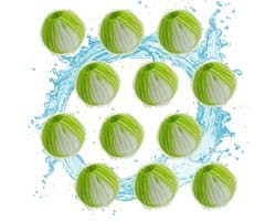 Wasmachine dierenhaarverwijderaar - 12 stuks - groen