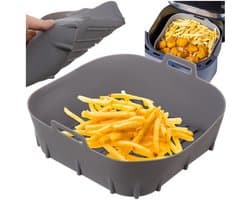 Siliconen inzet voor Airfryer - Rond - Herbruikbaar - Hittebestendig tot 230 graden — thumbnail 1