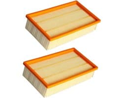 2-stuks - Geschikt voor- Hilti VC 20 U- VC 40 U UM (LF 4),geschikt voor -Karcher NT25- NT35- NT45- stofzuigeraccessoires