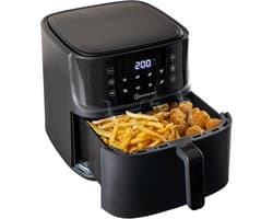 Sommertal heteluchtfriteuse HF760-7,6L XXL Airfryer - touchscreen, 8 programma's, 2000 watt - energiezuinig en gezond - grote friteuse - Air Fryer