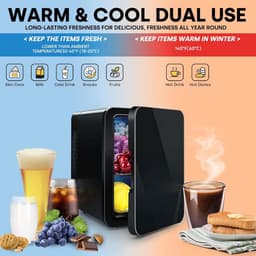 Lexium Mini Fridge for Drinks - Kleine Koelkast - Mini Koelkasten - Minibar - Mini Fridge - Mini Koelkast - Mini Koelkastje - — thumbnail 4