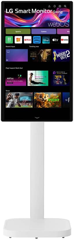LG Swing 32U889SA - 4K Smart Touchscreen Monitor - TV - Met verrijdbare standaard - Apple AirPlay - WebOs Apps - Wi-Fi - Bluetooth — thumbnail 15
