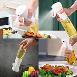 Innovra Plus - Oliesproeier 2 stuks voor airfryer - koken en grillen - 200 ml - keukengerei voor bakken en salades — thumbnail 3