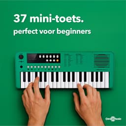 VISIONKEY-1 Mini Elektrisch Keyboard met 37 Toetsen - Draagbaar Toetsenbord Piano voor Kinderen & Beginners - Groen — thumbnail 3
