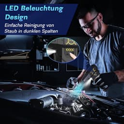 RFWR® Draadloze Elektrische Stofblazer met 8000 mAh Accu en 150.000 omw/min — thumbnail 3