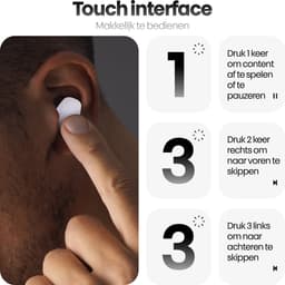 Phreeze Mini Buds 3 - Draadloze Oordopjes - Paars - Geschikt voor Apple & Samsung - Oortjes Draadloos met Bluetooth 5.4 — thumbnail 3