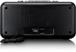 Lenco CR-28BK - Wekkerradio met handmatige dimmer, nachtverlichting en helder LED-display - Zwart — thumbnail 2