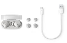 PHILIPS TAT2000 - In-ear oordopjes - 32 uur afspeeltijd - 4 mic technologie - multipoint - IPX4 - Microsoft Swiftpair - aanraakbediening - App control - Wit — thumbnail 5