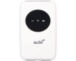 Ontgrendeld 5G LTE WiFi-modem 300 Mbps 5G Hotspot Draagbare Router 3200 mAh Batterij Wit voor Reizen Zakenreis