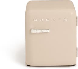 CREATE - Koelkast in retrostijl - Zand - Handvat Marmer - FRIDGE RETRO 48L — thumbnail 1