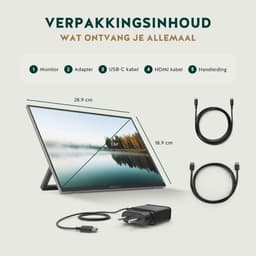 MKSS® Portable Monitor - Draagbare Scherm - 13 Inch — thumbnail 2