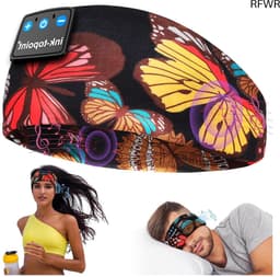 RFWR® Comfortabele Bluetooth Slaaphoofdtelefoon met Dunne Luidsprekers voor Gratis Beweging — thumbnail 1