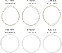 Nylon gitaar snaren - Akoestische gitaar - Gitaarsnaren Set - Klassieke Gitaarsnaren - Set van 6 Gitaarsnaren voor Klassieke Akoestische Gitaar - Snarenset - Nylon Snaren - 6 Snaren - Europese Kwaliteit - Gitaarsnaren — thumbnail 2