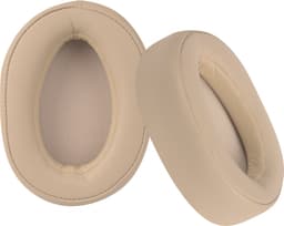 Somstyle Oorkussens Geschikt Voor Sony WH-H900N & MDR-100ABN - 2 Stuks - Zacht Foam - Eiwitleer - Champagne — thumbnail 1
