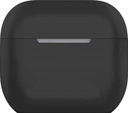 Hoesje geschikt voor Airpods Pro 2 - Schokbestendig siliconen Case Silicone met clip - Zwart — thumbnail 4