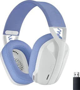 G435 LIGHTSPEED en Bluetooth draadloze gaming headset - Lichtgewicht, over-ear, ingebouwde microfoons, 18 uur batterij, compatibel met Dolby Atmos, PC, PS4, PS5, mobiel - Wit — thumbnail 1