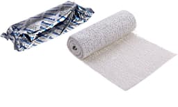 Romed gipsverband 15cm x 3m - 6 rollen Degros - Wit - Gaas verband met Calcium sulfaat (Gips) - Gipsverband — thumbnail 2