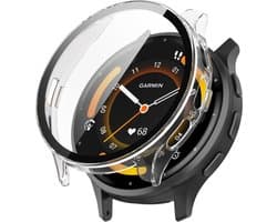 Garmin Venu 3S Hoesje - Bumper met Tempered Glass - Wit