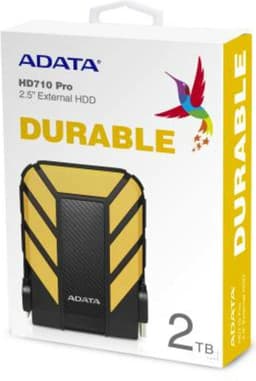 ADATA DashDrive Durable HD710 Professional Externe Harde Schijf 2 TB Geel — thumbnail 4