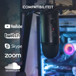 Blue Microphones Yeti - Microfoon - USB - Studiokwaliteit Streaming en Recording - Blackout — thumbnail 3