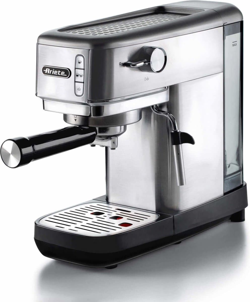 Ariete 1380/10 - Espresso machine - 15 bar - 1.1L watertank - 1300W - RVS — afbeelding 1
