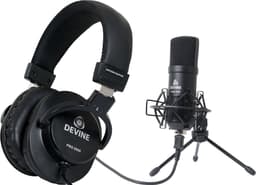 Devine PRO 2000 hoofdtelefoon + Devine USB microfoon — thumbnail 1
