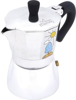 Any Morning - Hes-3 Percolator - Italiaanse espressomachine - mokkapot voor elke gelegenheid - 3 kopjes - 120 ml — thumbnail 3