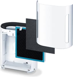 Beurer LR 210 Luchtreiniger – 3 x Filter: voorfilter + HEPA H13 filter + actief koolfilter – Nachtmodus – Timer – 3 Standen - Tot 26 m² - 3 Jaar garantie - Wit — thumbnail 4