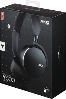 AKG Y500 Wireless Bluetooth Koptelefoon - Zwart — thumbnail 2