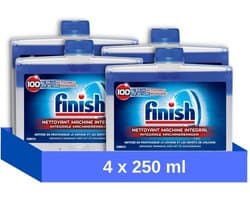 Finish - Vaatwas - Vaatwasreiniger - 250ml x 4