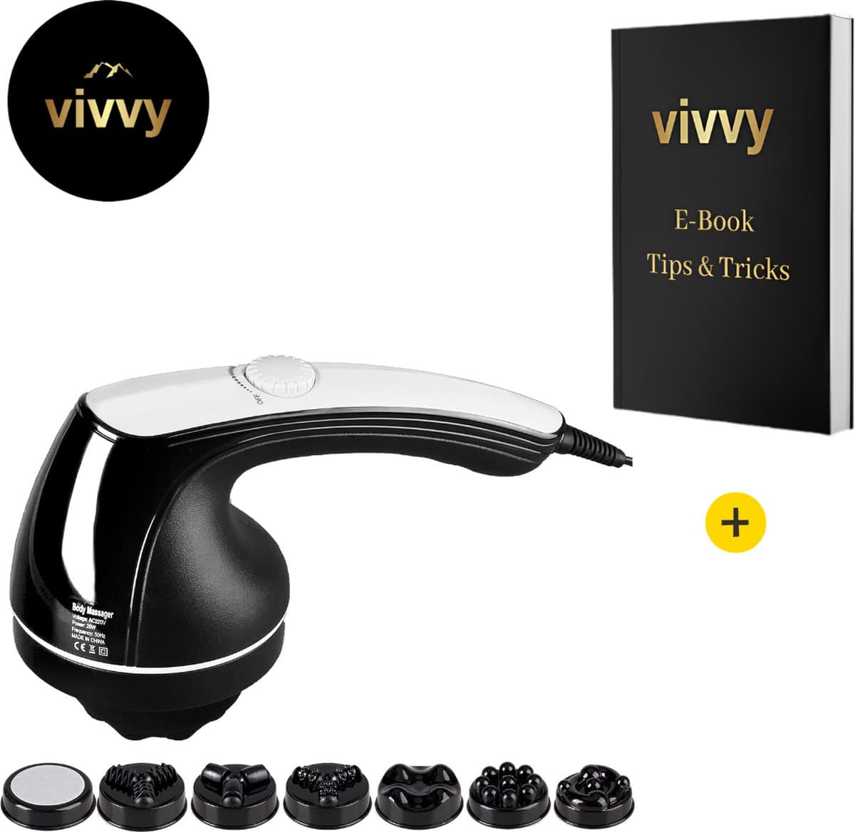 Cellulite Cups 7 In 1 - Cellulite Massage Apparaat Ergonomisch - Anti Cellulitis Apparaat Met 5 Intensiteiten - 100% Tevredenheidsgarantie - Incl. 7 Opzetstukken — afbeelding 1