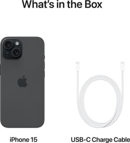Apple iPhone 15 - 128GB - Black — thumbnail 3