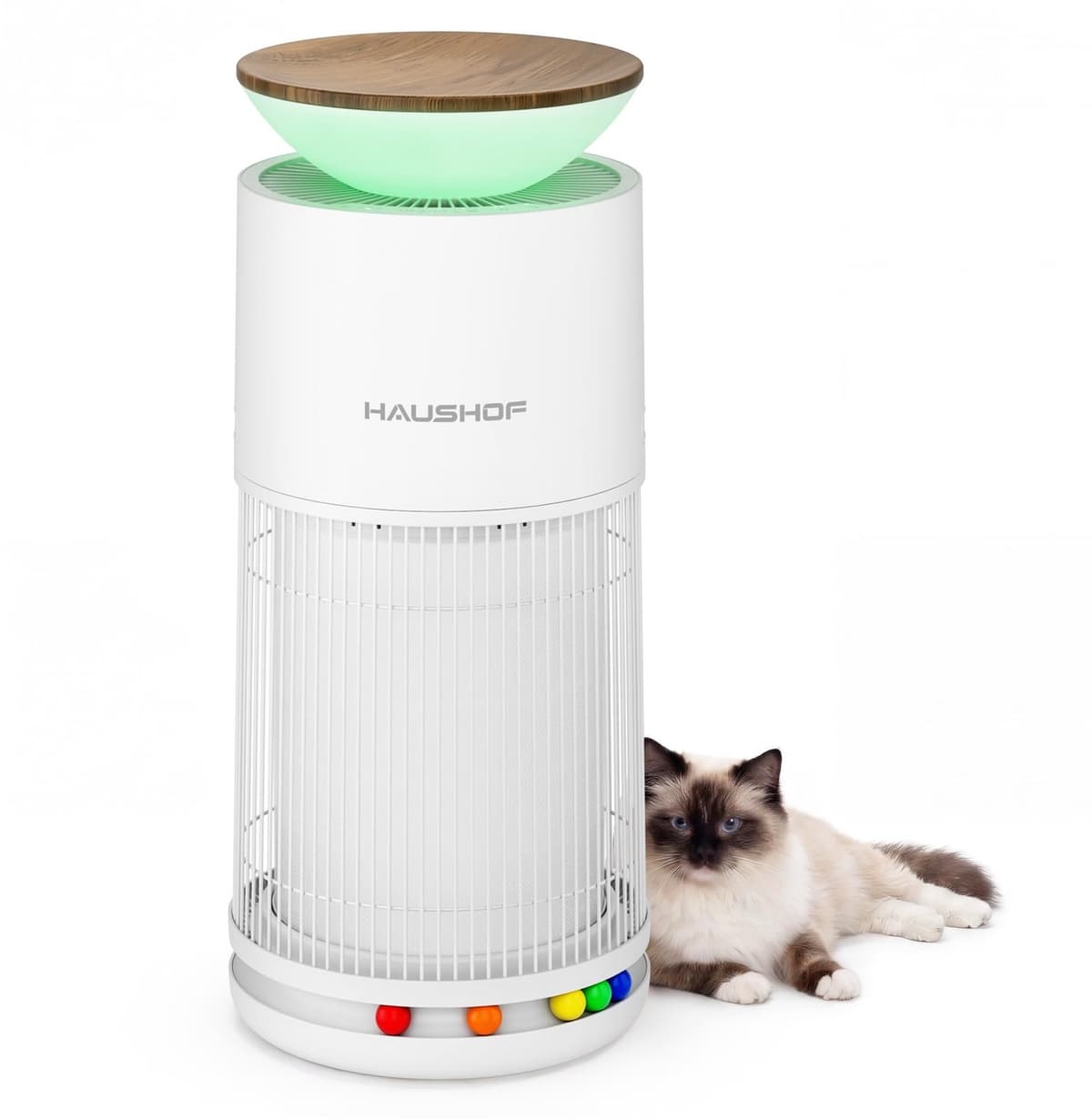 Luchtreiniger HEPA H13 - 44 Watt Vermogen - 45 m² Oppervlakte - Wit Kleur - Voor Huisdieren En Allergieën — afbeelding 1