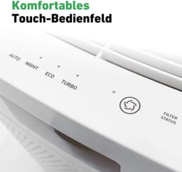Luchtreiniger HEPA-filter - 35 m² Capaciteit - 55 Watt Vermogen - Grijs - Voor Thuis En Kantoor — thumbnail 4