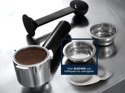 Compacte Espressomachine 15 Bar – Metalen Behuizing – Handmatige Melkopschuimer – Thermoblock – 1,1 L – Espresso Cappuccino & Latte — thumbnail 3