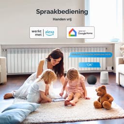 WiFi-thermostaat TRV706W Thermostatisch Hoofd Compatibel met & Programmeerbare Tuya-thermostaat Radiator, Geen Gateway Vereist (1) — thumbnail 4