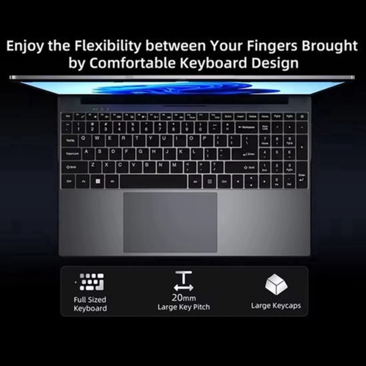 Laptop Computer 15,6 Inch Full HD - 16 GB RAM - 512 GB SSD - Intel Core-i5 Processor - Windows 11 - HDMI - Wit — afbeelding 1