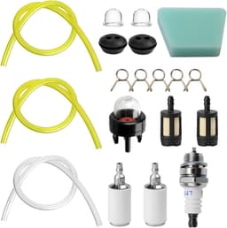 SnelShoppen - Universele Grasmaaier Brandstofslangen Set, 3 Brandstofklemmen, Carburetor Filter Set voor Grasmaaier en Kettingzaag, 3mm, 2mm, Duurzaam — thumbnail 1