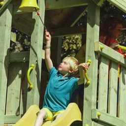 1 paar klimrekken voor de kinderkamer, jungle gym accessoires voor boomhut, speelkamer, schuur of stapelbed (groen) — thumbnail 5