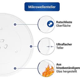 Magnetronplaat 28.7 cm van Veilig Glas met 3 Steunen — thumbnail 3