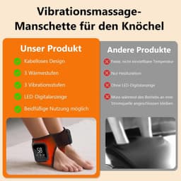 Apparaat met warmte, 3 massagemodi, 2000mAh accu, thuis & bureau, 2 stuks — thumbnail 4