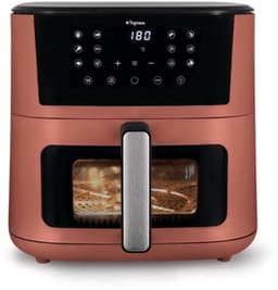 Heteluchtfriteuse Appelrood - 10 Liter Inhoud - 2200 W Vermogen - Roestvrij Staal - Voor Friet Groenten Vlees Vis Bakproducten — thumbnail 1
