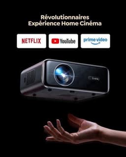 Beamer Draagbaar - 1200 ANSI Lumen - 1920 x 1080 Resolutie - LCD Scherm - Bluetooth En HDMI - Voor Thuisbioscoop En Presentaties — thumbnail 5