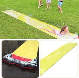 480 * 70cm Waterglijbaan Buiten Zomergazon, Waterglijbaan Tuin voor Buiten, Tuin Waterglijbaan Buiten — thumbnail 4