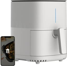 Hete Lucht Frituurpan - Airfryer Keuken - Gezond Koken - Digitaal Touchscreen - 5 Liter Inhoud - Wit — thumbnail 1